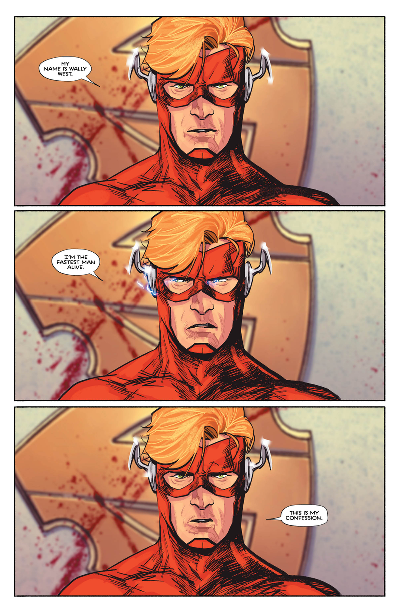 Illustration for article titled In this Exclusive Heroes in Crisis Preview, Life Stops the Flash Dead in His Tracks